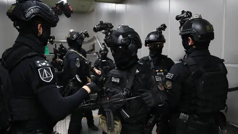Imagen de fuerzas antiterroristas Imagen de fuerzas antiterroristas