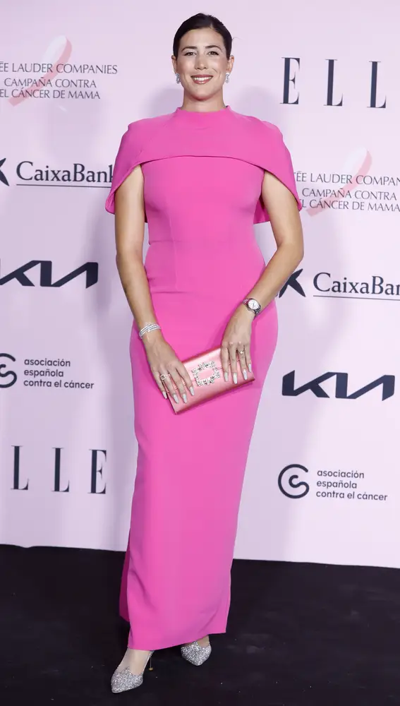 Garbiñe Muguruza en la Elle Cancer Ball