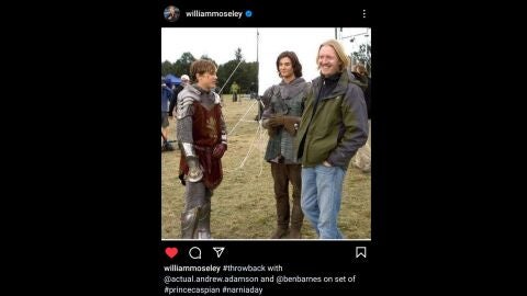 William Moseley recuerda Las Crónicas de Narnia