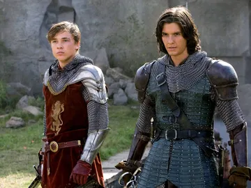 William Moseley y Ben Barnes en Las Crónicas de Narnia William Moseley y Ben Barnes en Las Crónicas de Narnia