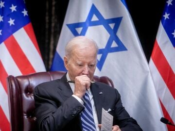 Joe Biden, en su visita a Israel
