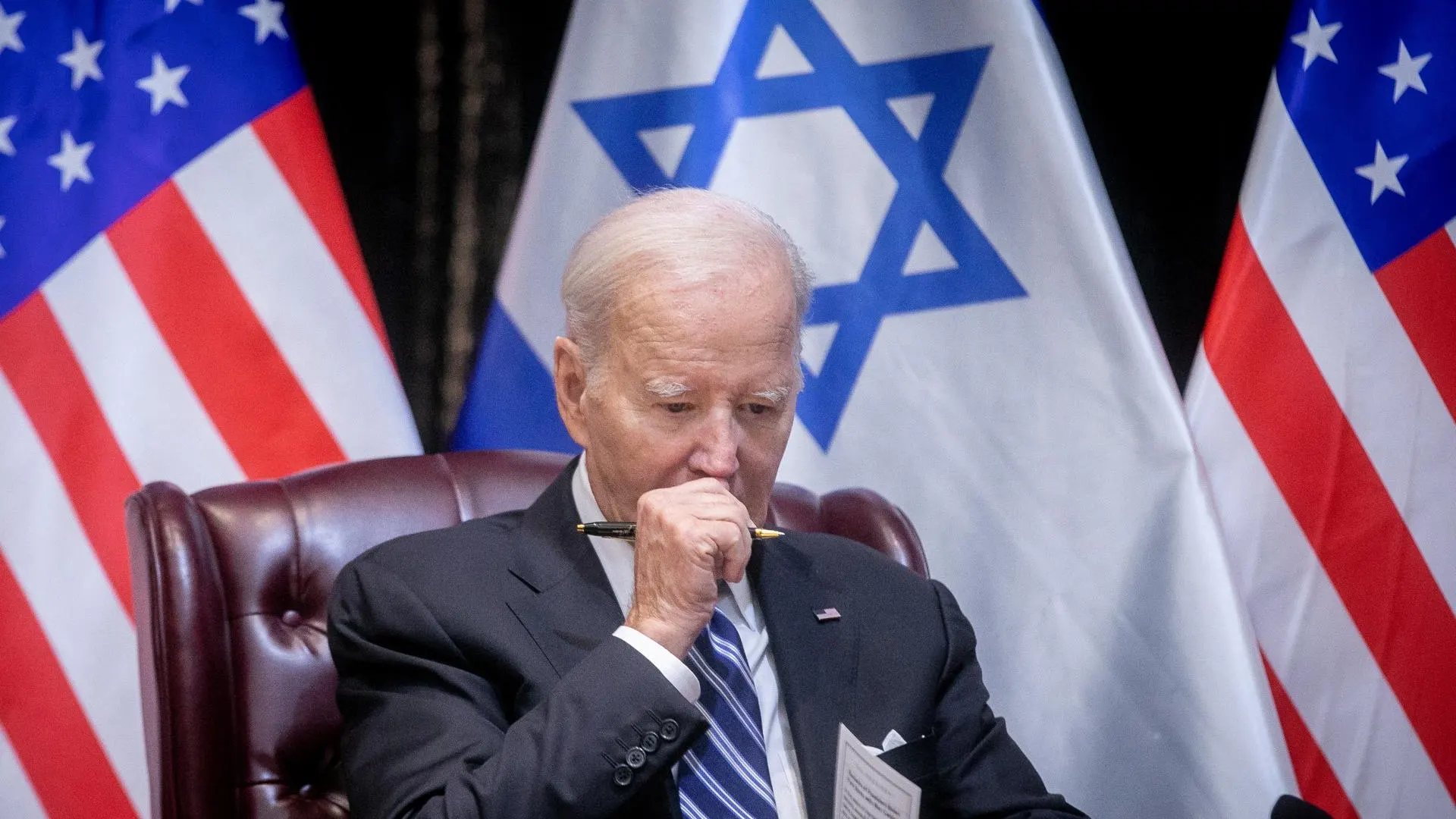 Joe Biden, en su visita a Israel Joe Biden, en su visita a Israel