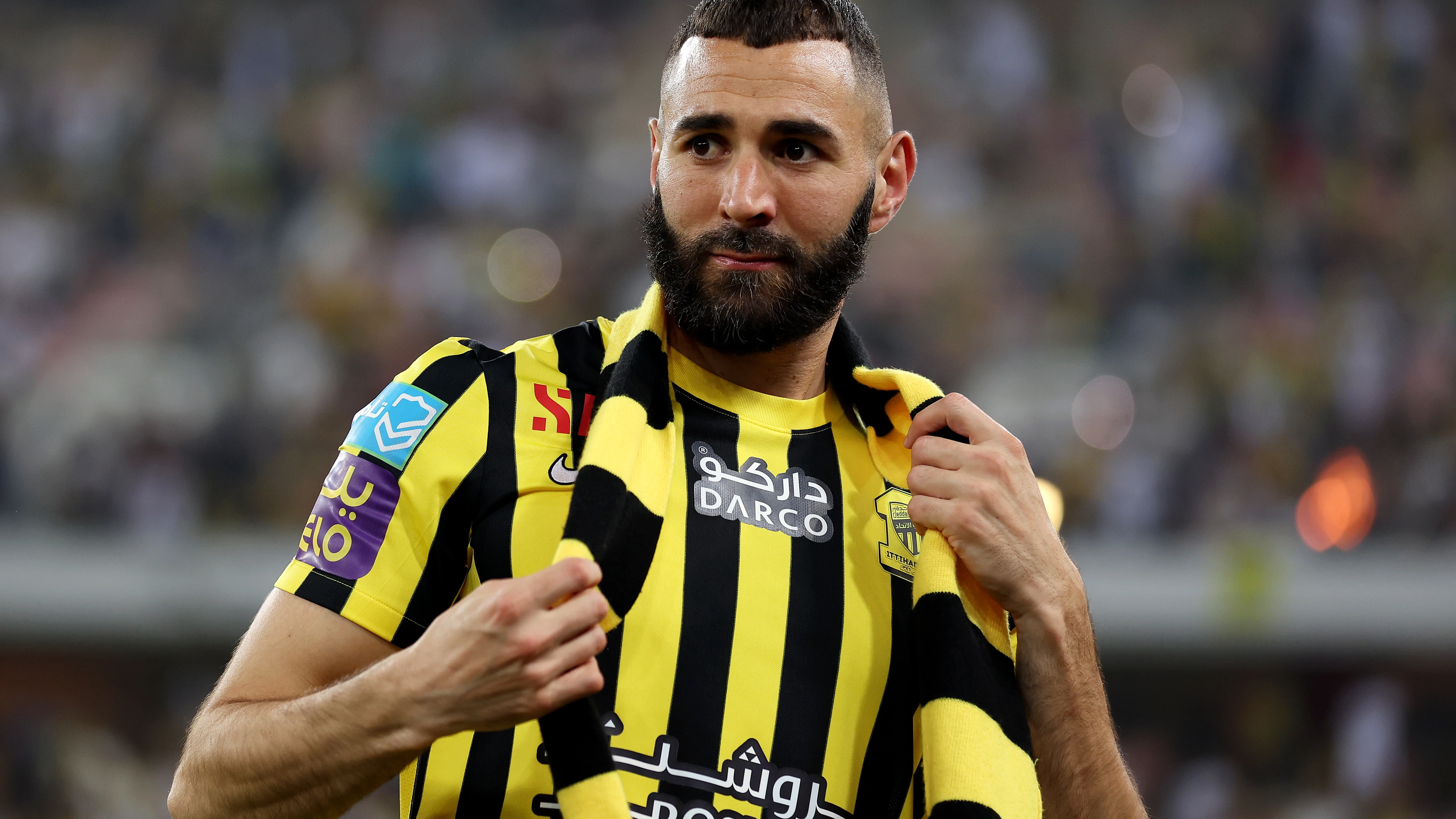 Benzema, en el Al-Ittihad Benzema, en el Al-Ittihad