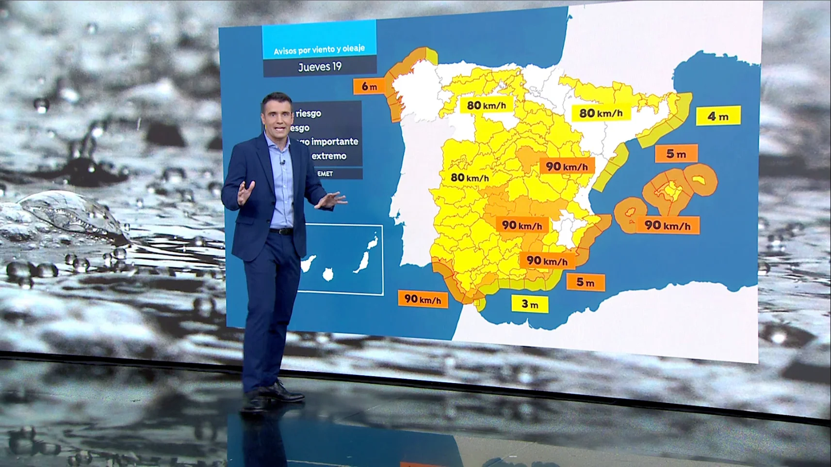 La previsi&oacute;n del temporal 'Aline' de C&eacute;sar Gonzalo