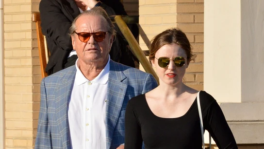Jack Nicholson y su hija Lorraine Nicholson Jack Nicholson y su hija Lorraine Nicholson