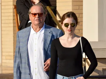 Jack Nicholson y su hija Lorraine Nicholson Jack Nicholson y su hija Lorraine Nicholson
