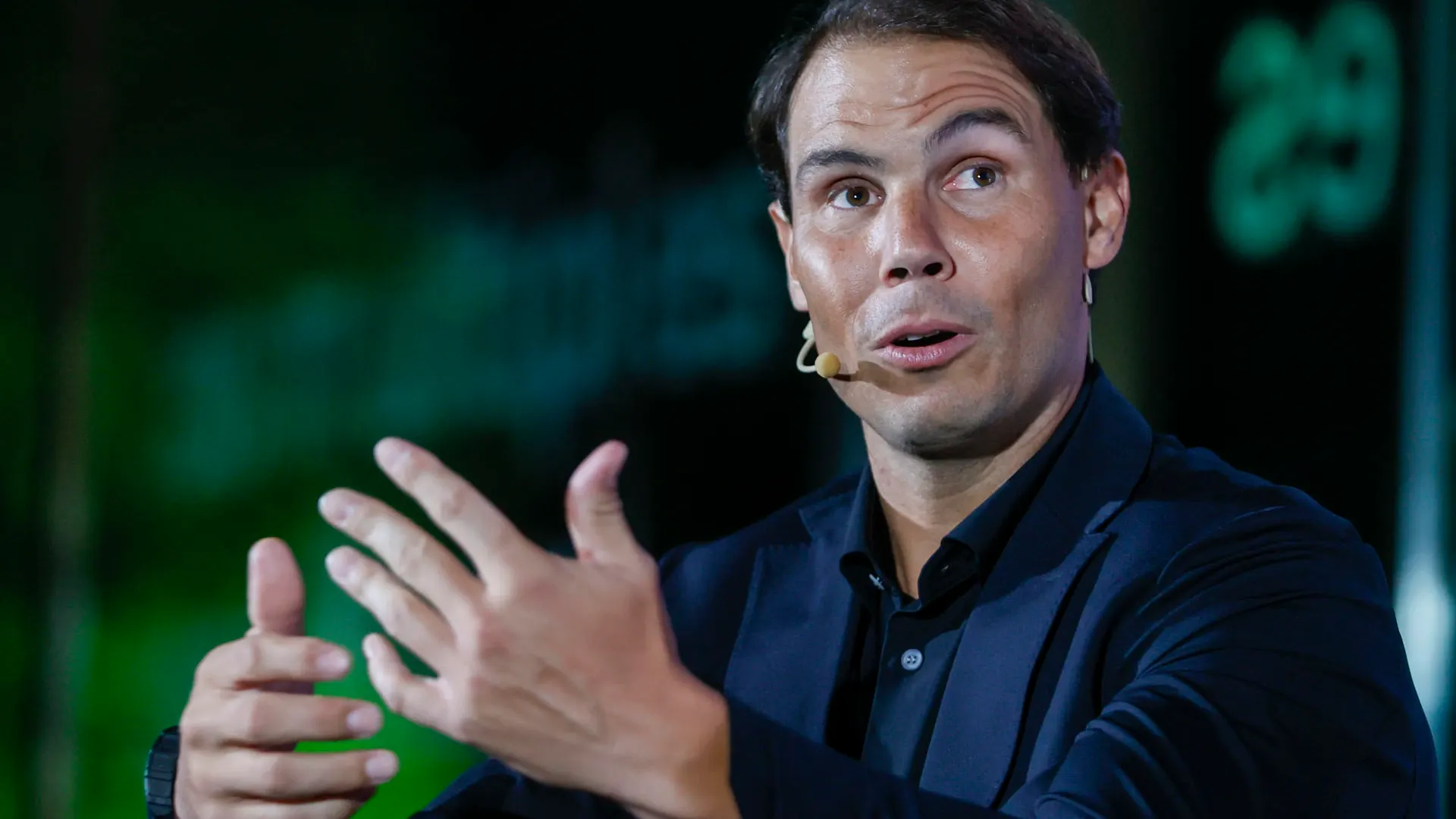 Rafa Nadal, en la presentación de su nuevo proyecto Rafa Nadal, en la presentación de su nuevo proyecto