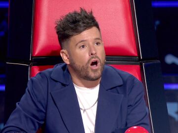 Pablo L&oacute;pez, sorprendido en La Voz