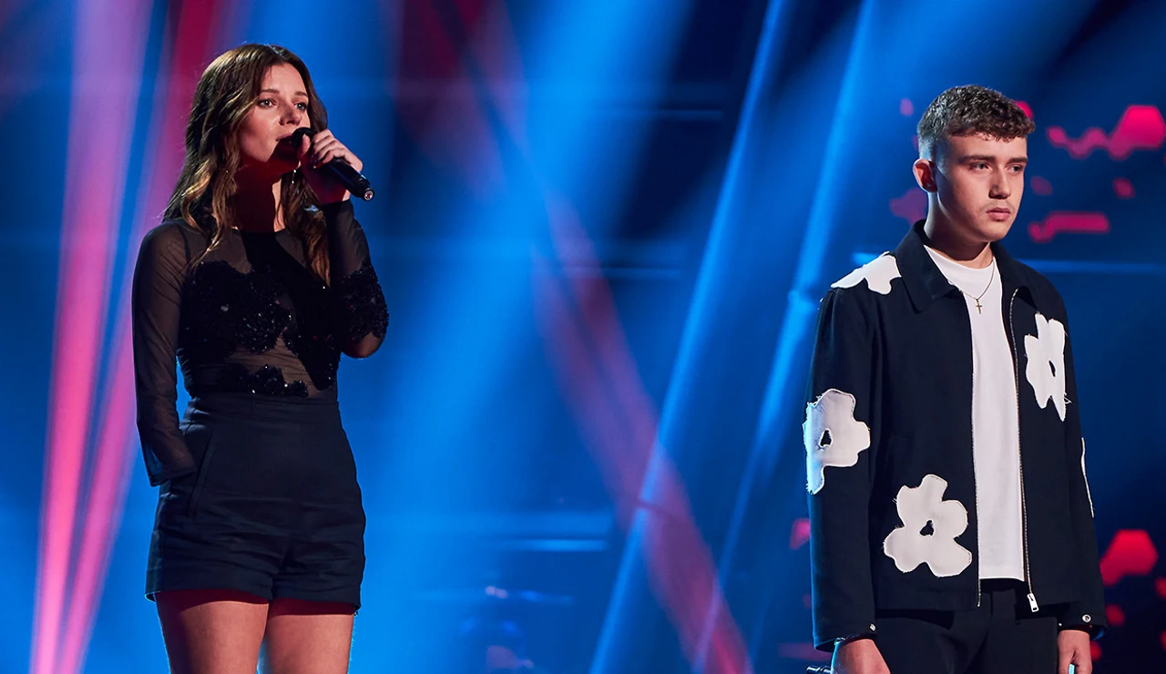 Marina y Diego en las Audiciones a ciegas