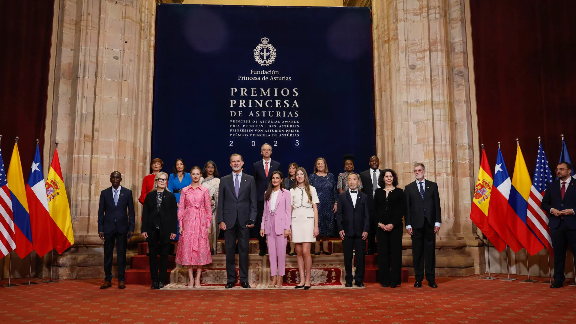 Los Reyes, Felipe y Letizia, la princesa de Asturias, Leonor, y la infanta Sofía Los Reyes, Felipe y Letizia, la princesa de Asturias, Leonor, y la infanta Sofía