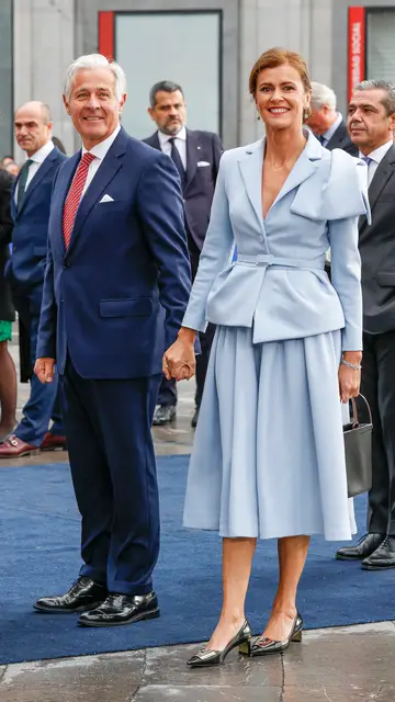 Nuria March y George Donald Johnston en los Premios Princesa de Asturias Nuria March y George Donald Johnston en los Premios Princesa de Asturias