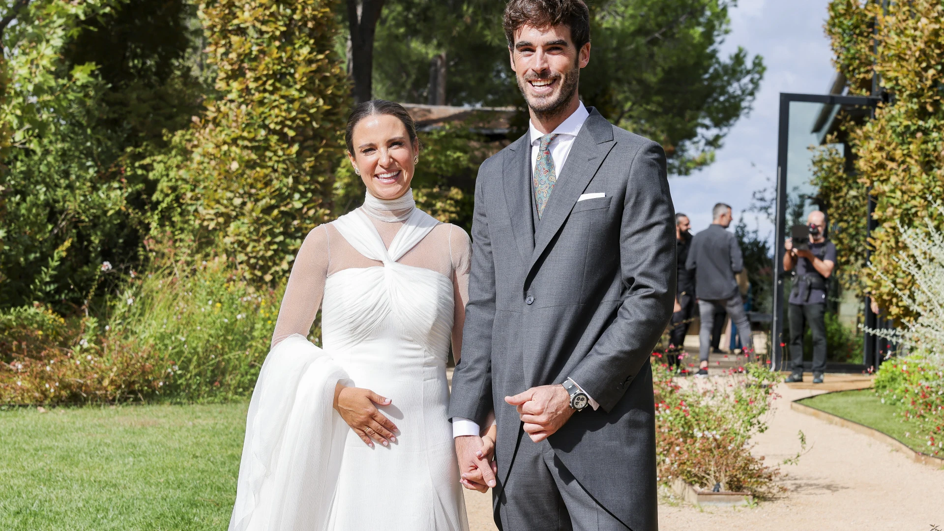 Marta Pombo y Luis Zamalloa durante su boda Marta Pombo y Luis Zamalloa durante su boda
