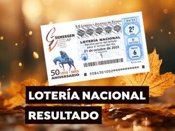 Sorteo Lotería Nacional: Comprobar décimo de hoy sábado 21 de octubre, en directo