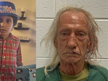 En la izquierda la víctima de seis años. A la derecha el agresor de 71 años.