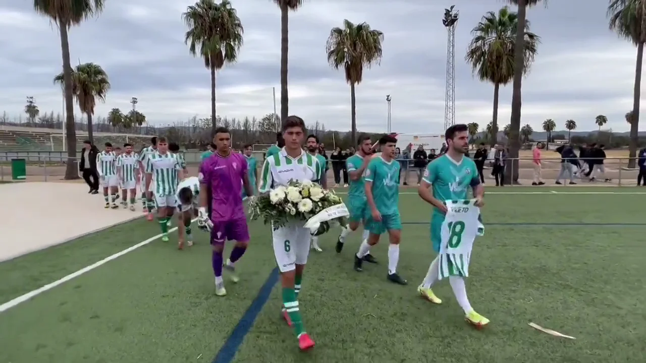 El precioso homenaje de la cantera del Córdoba CF a Álvaro Prieto El precioso homenaje de la cantera del Córdoba CF a Álvaro Prieto