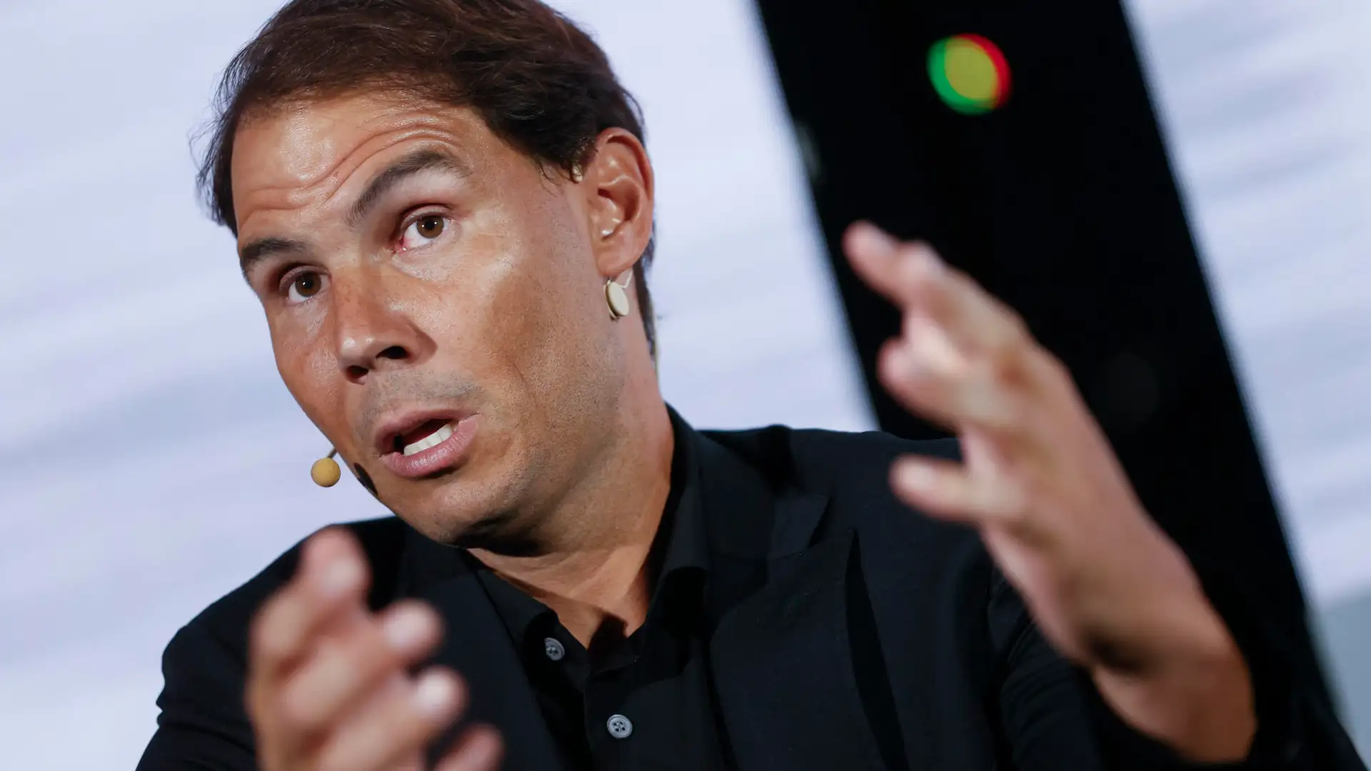 Rafa Nadal durante una entrevista Rafa Nadal durante una entrevista
