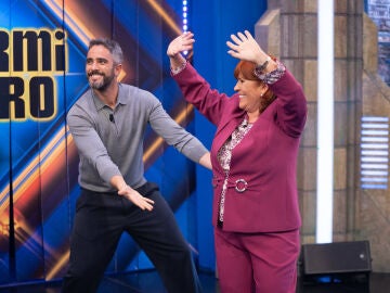 Roberto Leal y su madre en El Hormiguero