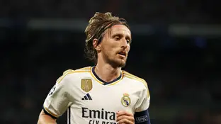 Luka Modric, en un partido con el Real Madrid Luka Modric, en un partido con el Real Madrid
