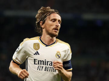 Luka Modric, en un partido con el Real Madrid