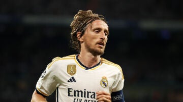 Luka Modric, en un partido con el Real Madrid