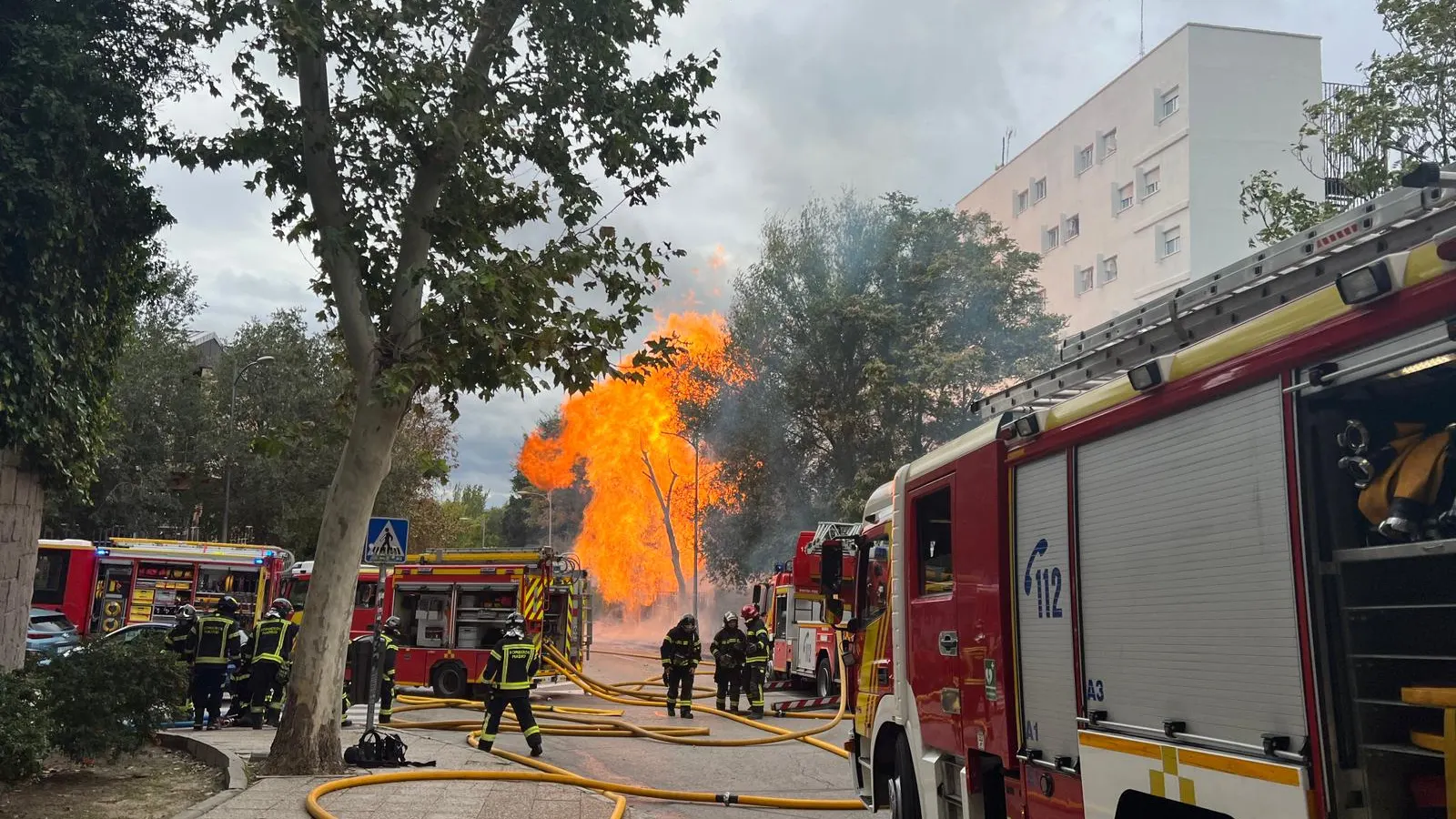 Incendio en Ciudad Universitaria