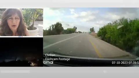 Imagen de la corresponsal de Onda Cero. Imagen de la corresponsal de Onda Cero.