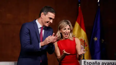 Pedro Sánchez y Yolanda Díaz
