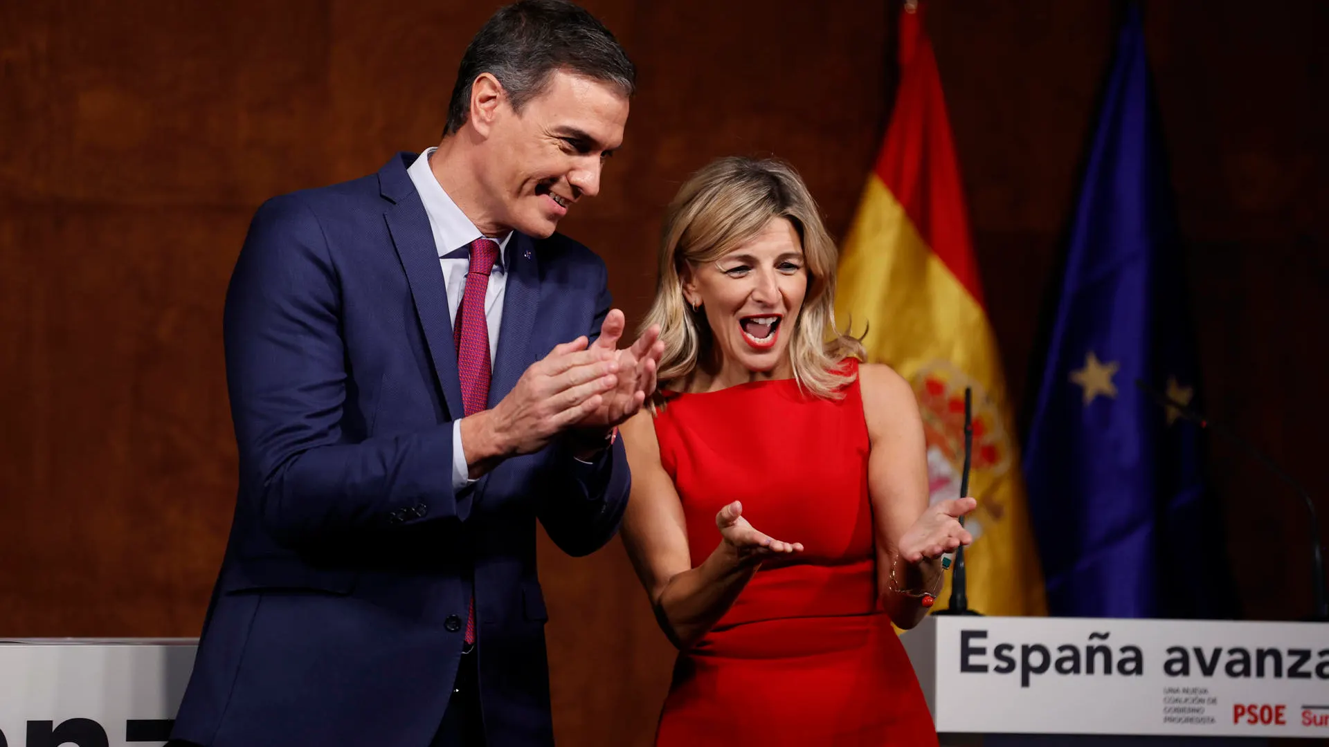 Pedro Sánchez y Yolanda Díaz Pedro Sánchez y Yolanda Díaz