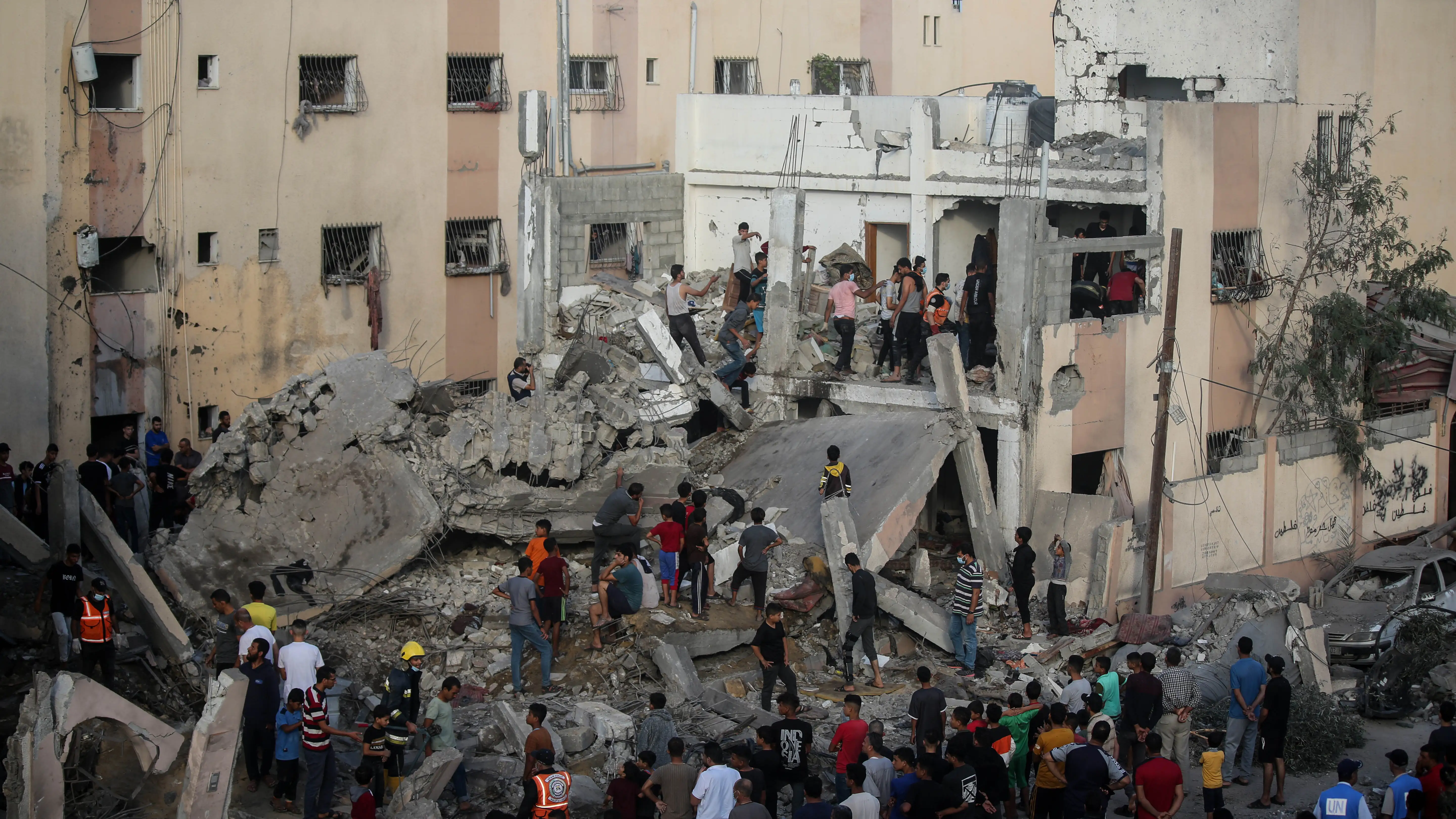 Infraestructuras destruidas por los bombardeos de Israel