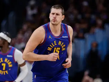 Nikola Jokic celebra una canasta ante los Lakers Nikola Jokic celebra una canasta ante los Lakers