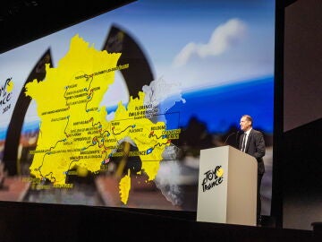 Christian Prudhomme presenta el recorrido del Tour de Francia 2024 en París