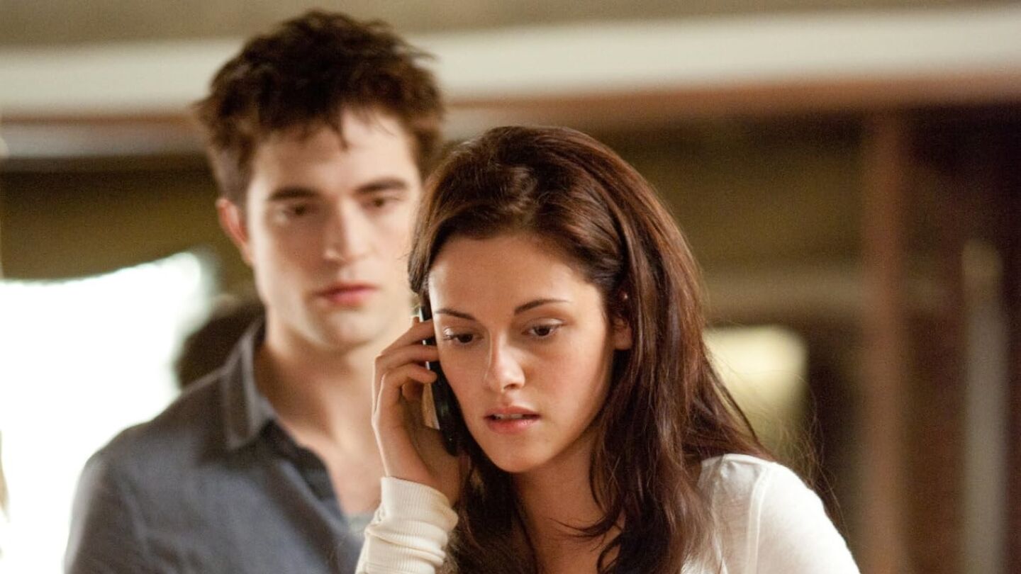 Edward y Bella en Crep&uacute;sculo: Amanecer