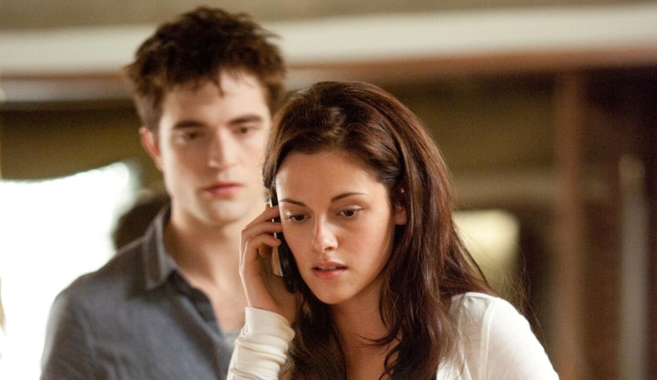 Edward y Bella en Crep&uacute;sculo: Amanecer