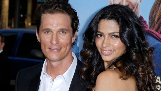 Matthew McConaughey y su mujer Camila Alves
