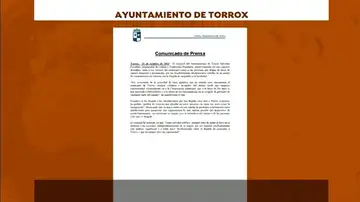 Comunicado del Ayuntamiento de Torrox Comunicado del Ayuntamiento de Torrox