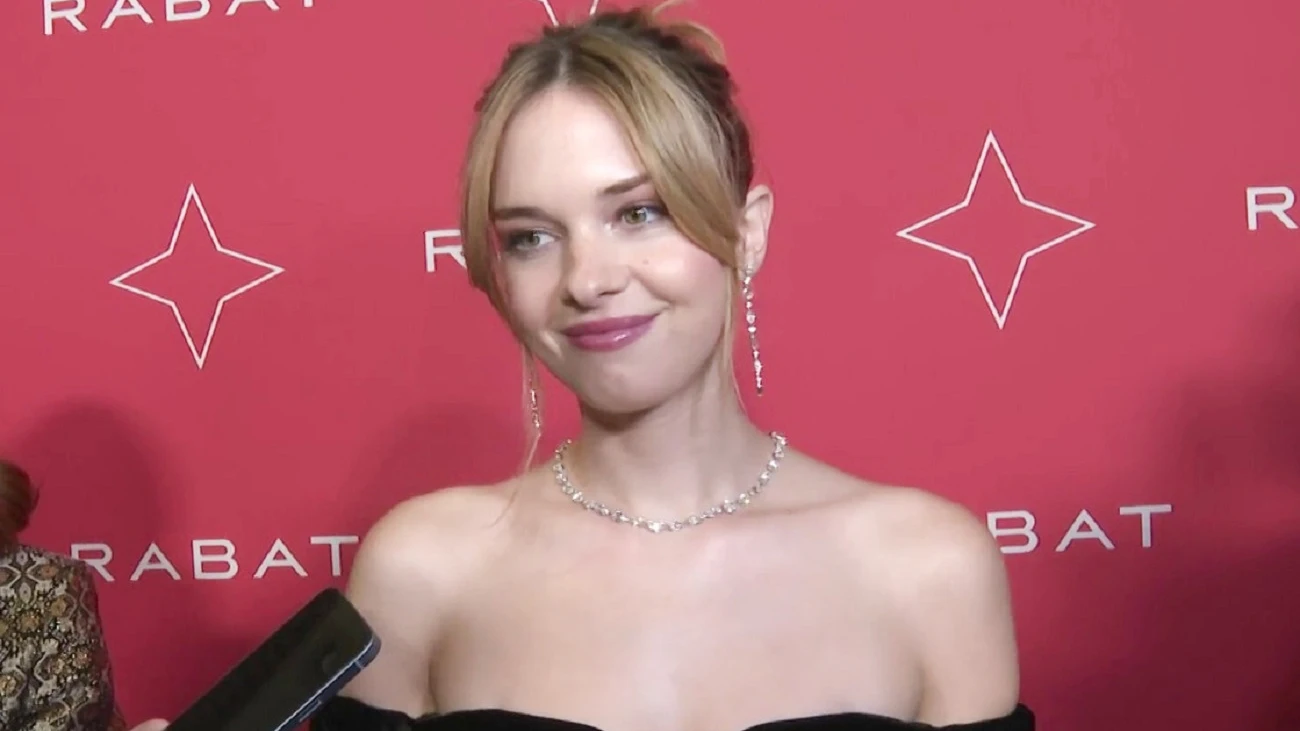 Stella del Carmen Banderas habla con la prensa en la fiesta de Rabat en Madrid Stella del Carmen Banderas habla con la prensa en la fiesta de Rabat en Madrid