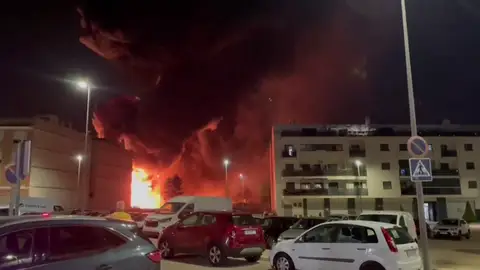 Incendio en Potries Incendio en Potries