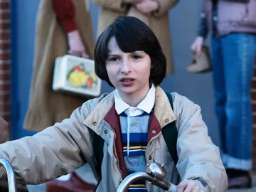 Finn Wolfhard como Mike en Stranger Things, temporada 1 Finn Wolfhard como Mike en Stranger Things, temporada 1