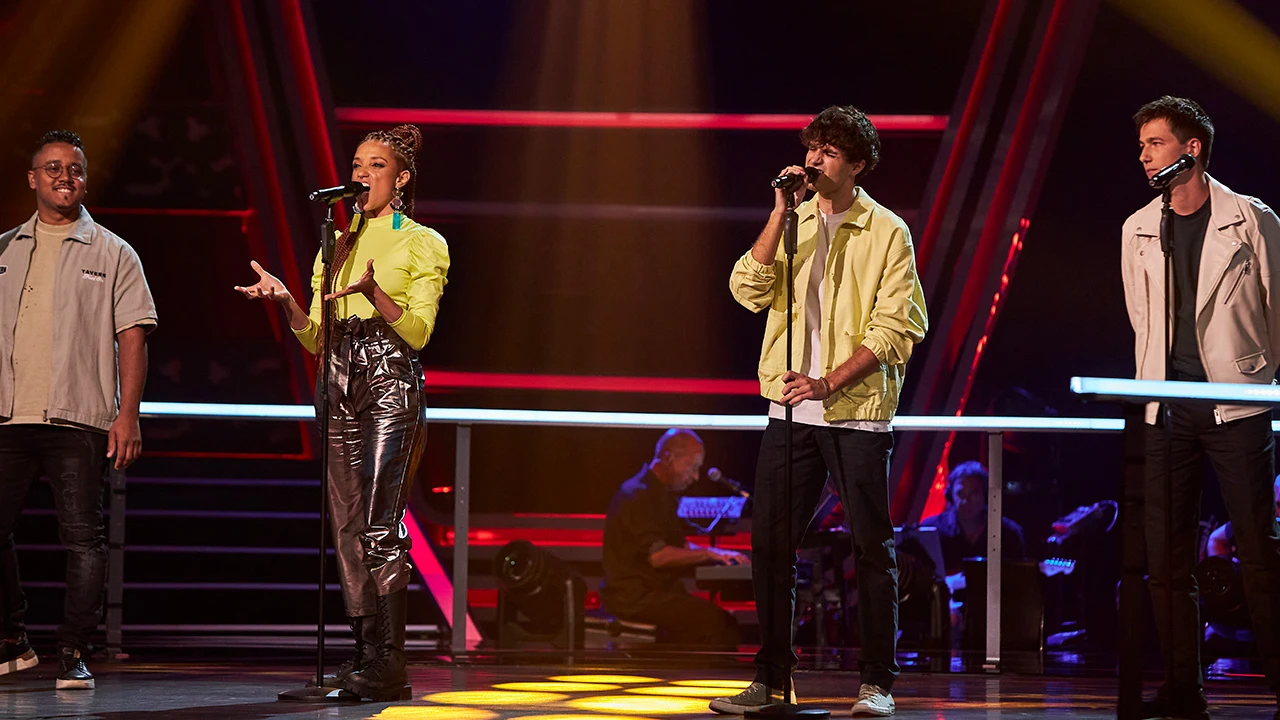 Pablo, Patrick, Anna y Anderson brillan con un tema de Coldplay