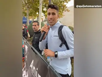 El atleta español Mohamed Massat El atleta español Mohamed Massat