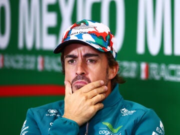 Fernando Alonso en el Autódromo Hermanos Rodríguez de México