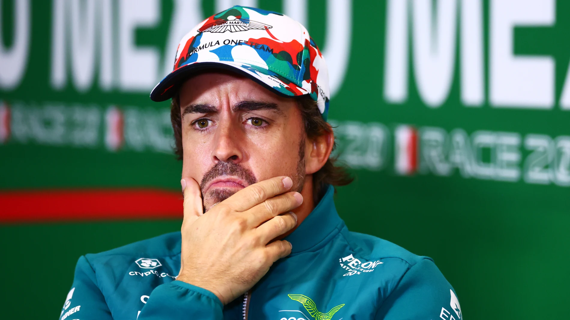 Fernando Alonso en el Autódromo Hermanos Rodríguez de México