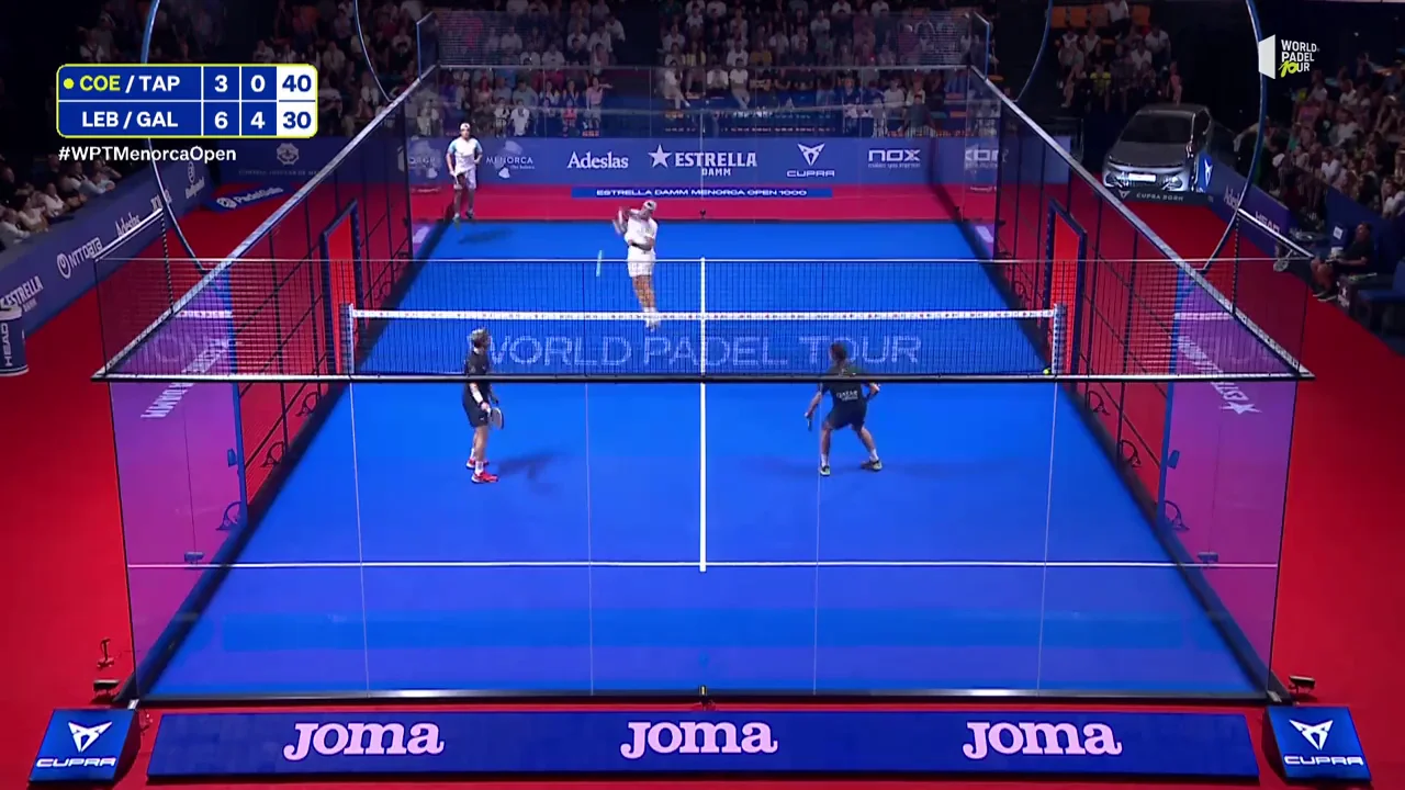 Gal&aacute;n y Lebr&oacute;n arrollan a Tapia y Coello en la final del Menorca Open de p&aacute;del