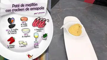 Ingredientes Paté de mejillón