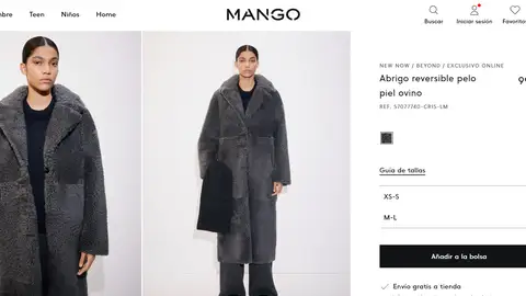 Abrigo de pelo Abrigo de pelo