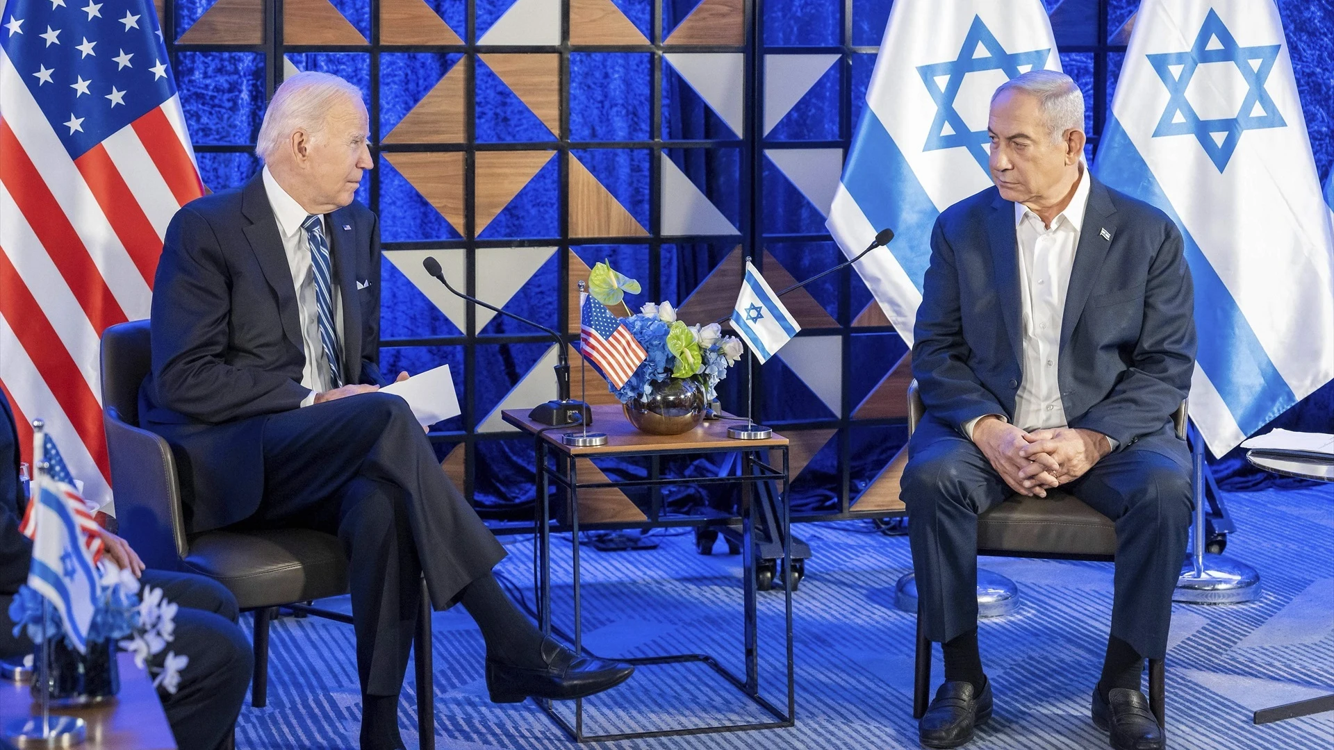 Joe Biden, presidente de Estados Unidos, y Benjamin Netanyahu, primer ministro de Israel Joe Biden, presidente de Estados Unidos, y Benjamin Netanyahu, primer ministro de Israel
