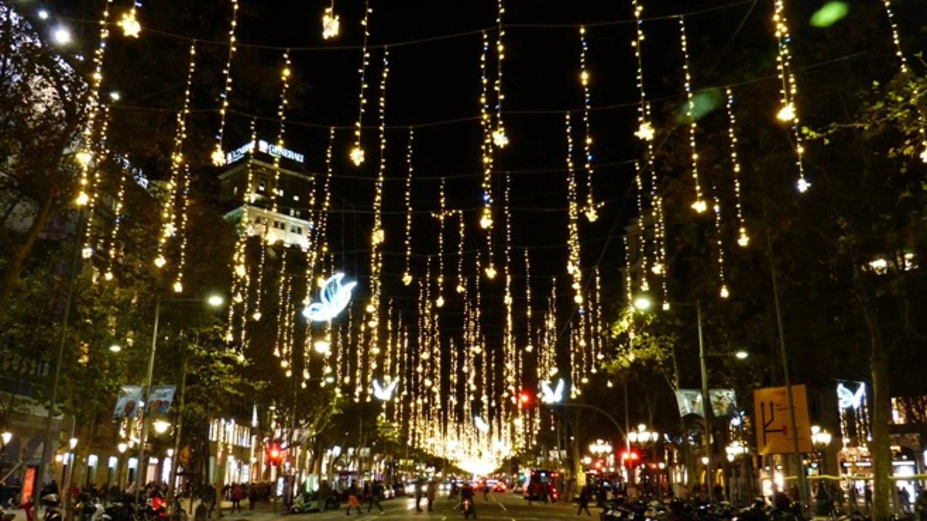 Luces de Navidad en Barcelona 