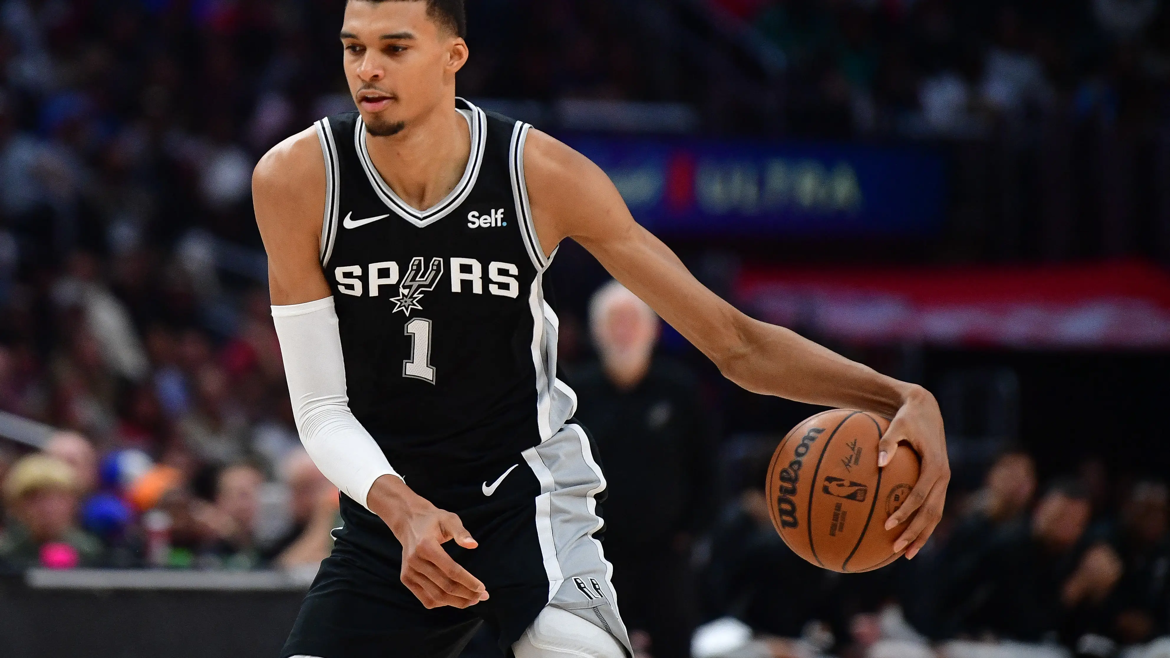 Victor Wembanyama, en un partido de la NBA