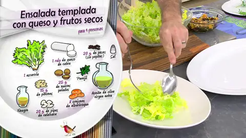 Ingredientes Ensalada templada con queso Ingredientes Ensalada templada con queso
