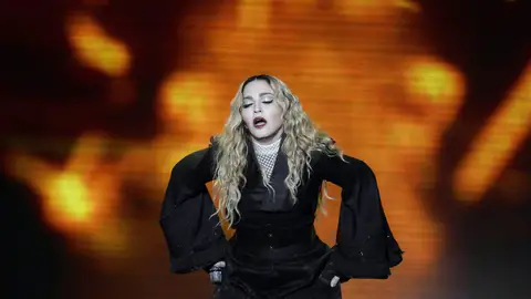 Madonna durante un concierto en 2015
